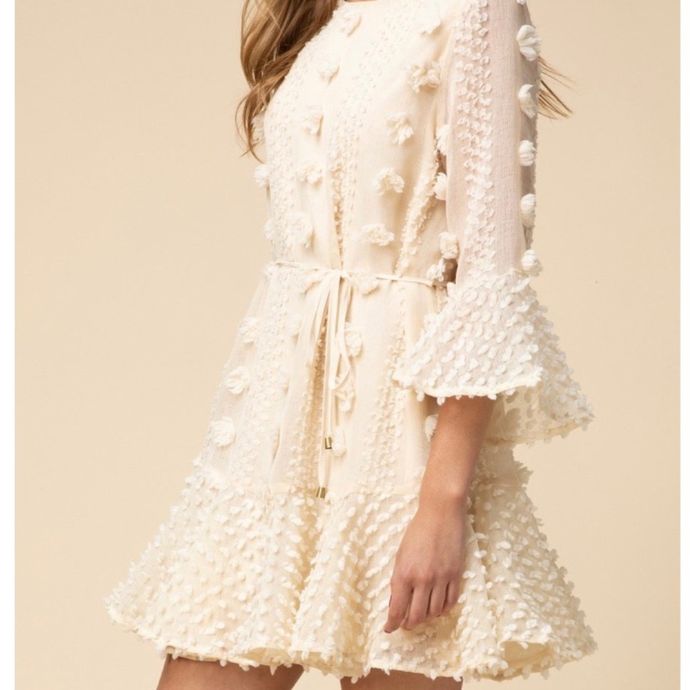 ✨ Host Pick Dotted-Swiss Ruffle Bridal Dress